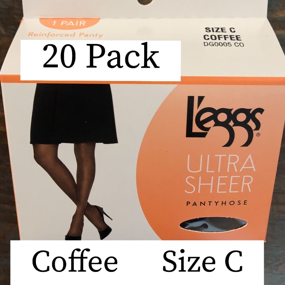 Coffee  20 Pack  Pantyhose